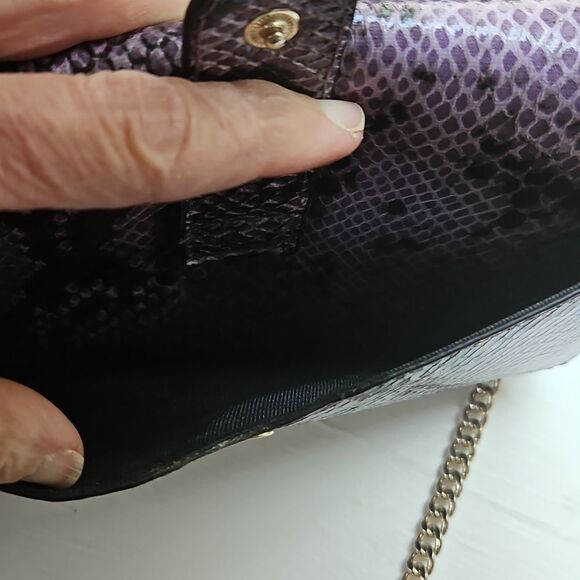 Zara Crossbody Faux Snakeskin Handbag - Picture 3 of 10